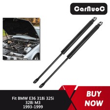 2X For BMW E36 318i 323i 328i M3 Sedan Front Hood Lift Supports Shock Struts