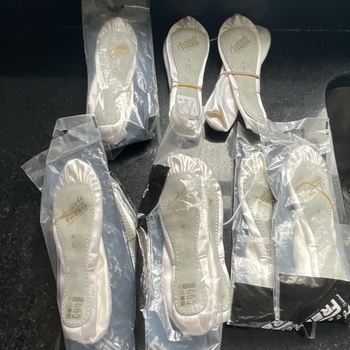 Freed white satin ballet - satin,