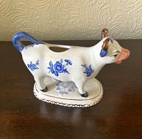 Staffordshire ware ceramic - ceramic, cow