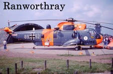 Orig Helicopter slide 8952 Westland Sea King Mk.41 German Navy Schwig 1978 #2022