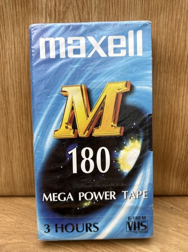 Maxell 180 mega power vhs - mega,