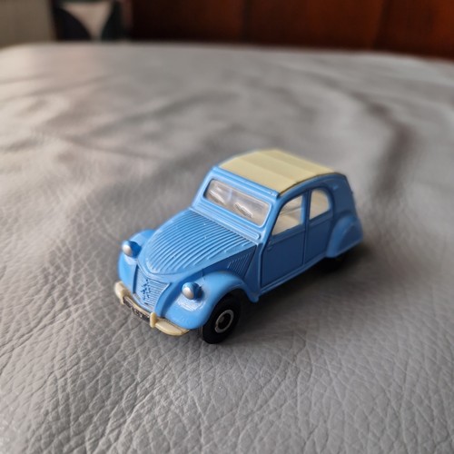 Vintage corgi citroen 2cv blue - corgi,