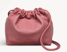 RADLEY PINK LEATHER HANDBAG SHOULDER CROSS BODY BAG NEW!!!