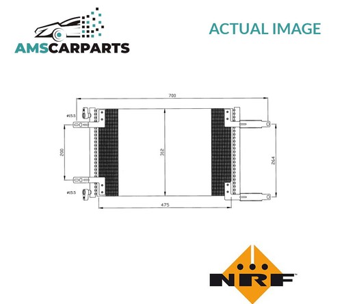 Air con condenser - air,