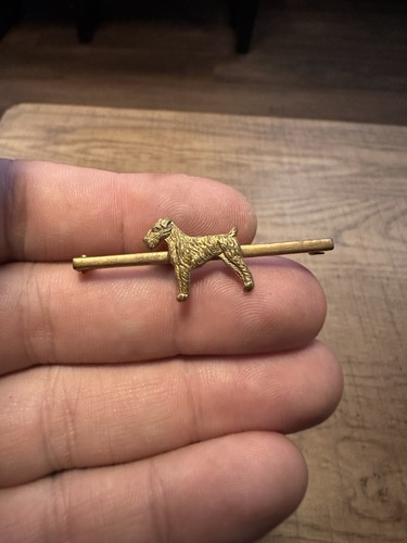 Vintage gold tone - gold, brooch