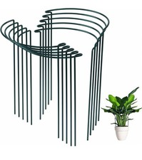 8 Pack 40X30 cm Tall Bow Plant Support Stakes, Large Strong Metal Garden Support