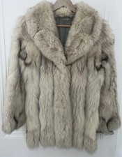 Real Artic Fox Fur Coat