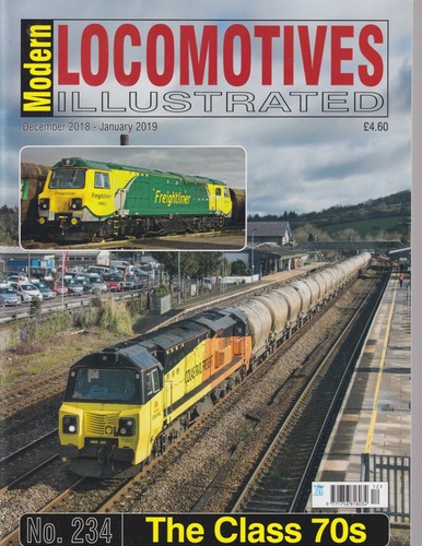 Modern locomotives illustrated - modern,