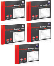 5 x Duplicate Receipt Book