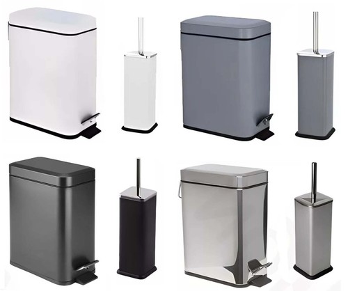 Rectangular slim pedal bin - slim,