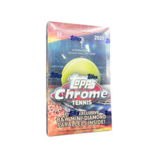 Topps Chrome Tennis 2021 Sports Trading Cards Sealed LITE Box