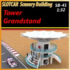 Slotcar Scenery Building Tower Grandstand Scalextric, Carrera