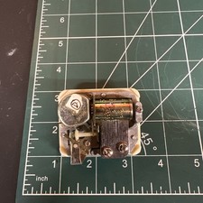 OLD  MUSIC BOX--MUSICAL CLOCK