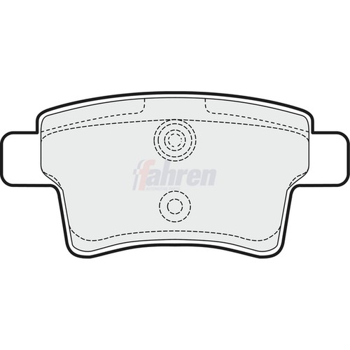 Brake pads set for - brake, c4