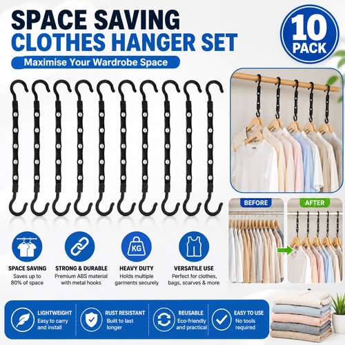 10pc space saver wonder magic - 10pc,
