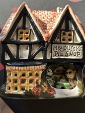 Vintage Derek Fowler Pottery London Cottage Lamp Night Light / Luminaire