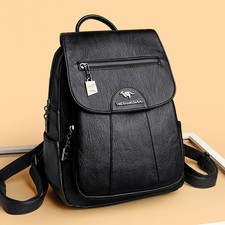 Women Soft Leather Backpack