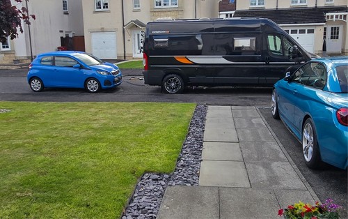 Motor home tow car complete