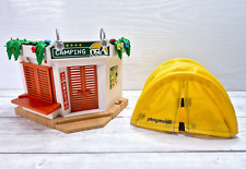Playmobil Camping Shop & Tent (Incomplete) Playset