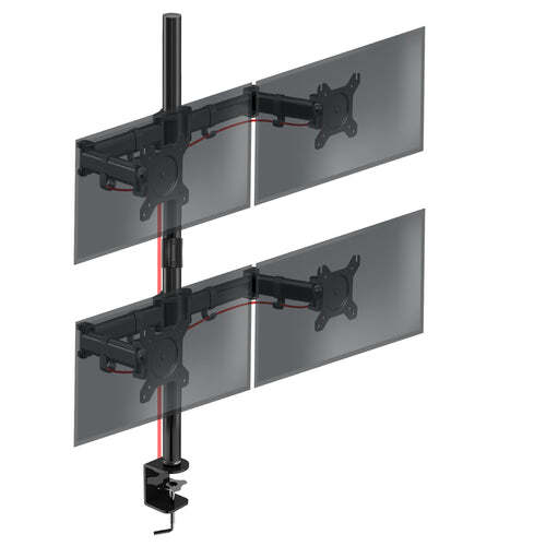 Duronic quad monitor arm - duronic,