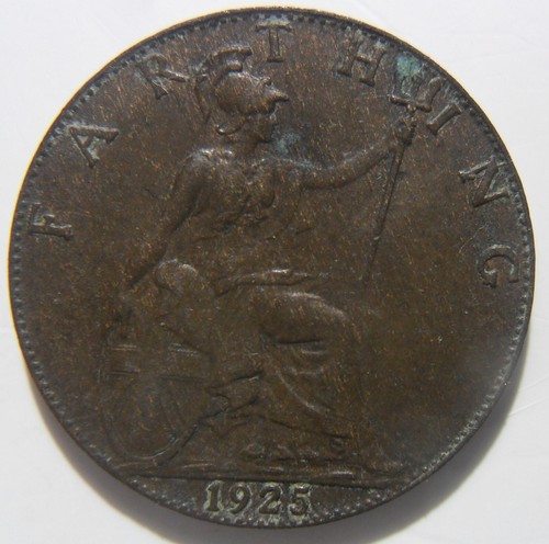 Farthing 1925 quarter penny - farthing,