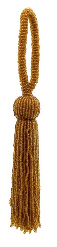 Beaded key tassel - beaded,