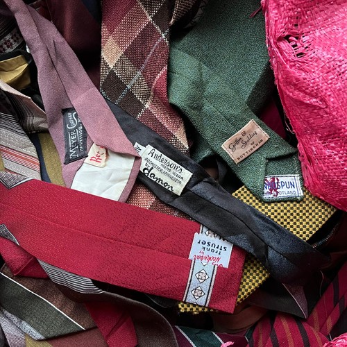 20x vintage 60s ties - 60s, ties,