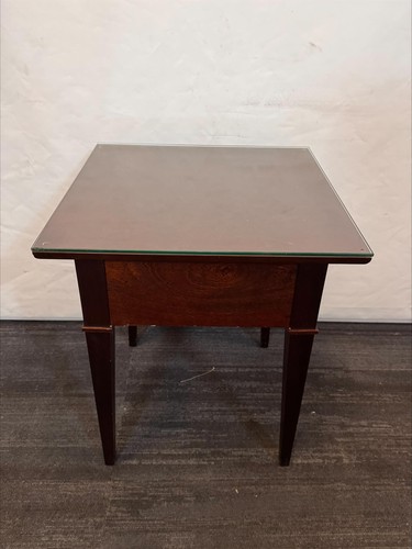 Mahogany small wooden side - mahogany,
