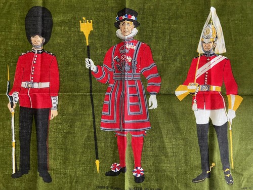 Queens guards vtg tea - queens, towel