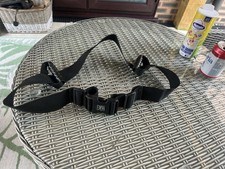 Motorbike pillion gripper handles belt