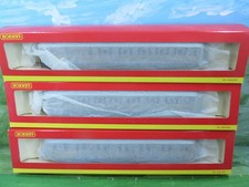 3 x Hornby Teak LNER coaches R4063A Brake R4062A Comp & R4064A Sleeper - Mint