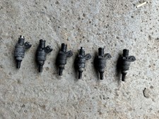 BMW E46 325i Fuel Injectors 1427240 X6 Running Untested