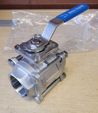 New RS Pro C973 2 Way Ball Valve FV9929942 F05/F07/S14 DN50 PN63 1.4408 MAX 200°