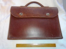Vintage leather messenger bag - messenger,