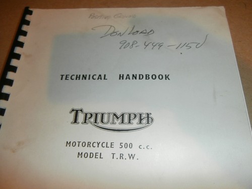1956 triumph motorcycle - 1956,