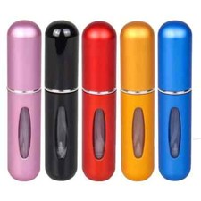 5x EYEEGO Refillable Perfume Atomiser 5 ml Spray Pump Bottles Ideal for Travel