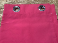 Silent night dark pink ring eyelet curtains 168cm Wide x 137cm Drop