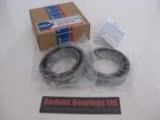 1 Pair 7011 C/P4 DBA, SKF Super Precision Bearings