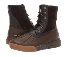 New Polo Ralph Lauren Men's Declan Leather Duck Boots Variety Color & Sizes