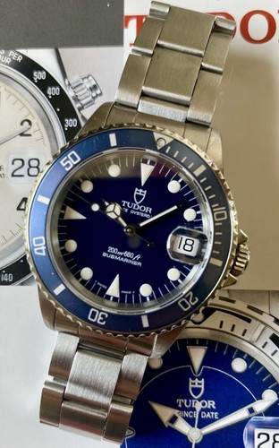 Tudor submariner 75090 blue - submariner,