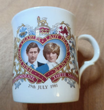Crown Trent Charles and Diana Wedding Mug 1981