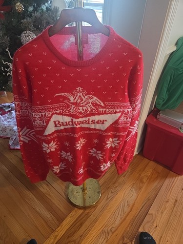 Budweiser beer ugly christmas - budweiser,