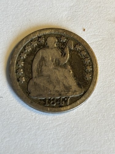 1847 seated liberty - 1847-,