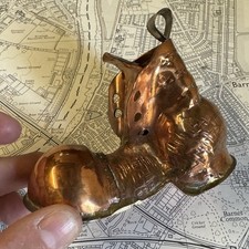 Vintage Copper Boot Ornament 