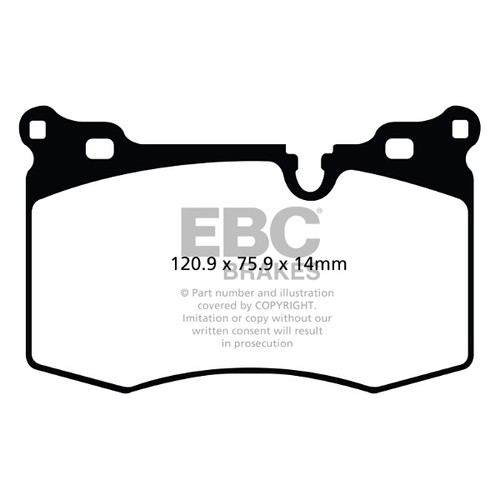 Ebc brakes dp41854r disc - ebc,