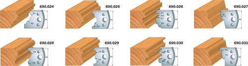 Cmt 690 028 profile knives - cmt, for