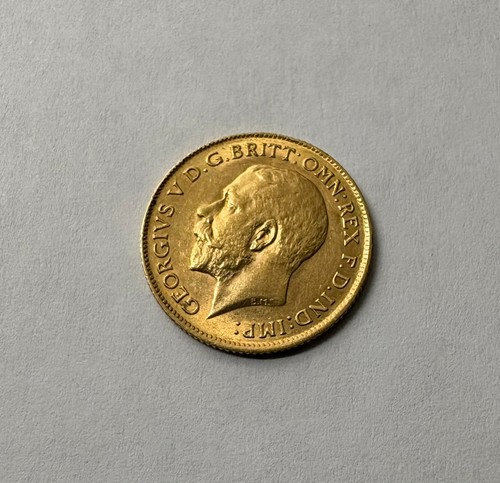 Gold sovereign coin 1913 - gold,