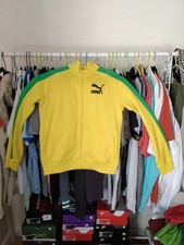 PUMA Tracksuit Top Yellow PTP