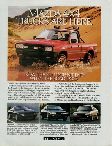 1987 mazda 4x4 - 1987,