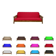 Solid Red Full Size Futon